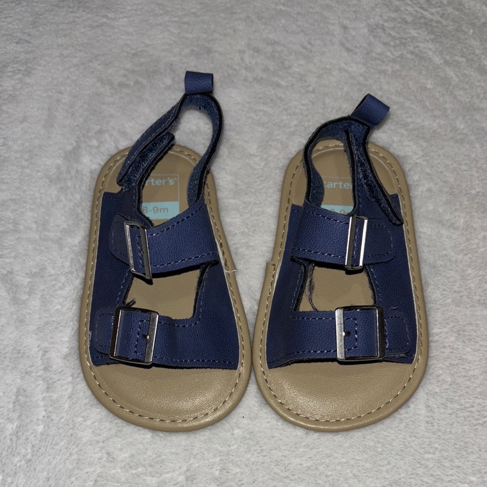 Carter's Blue and Tan Kids Sandals